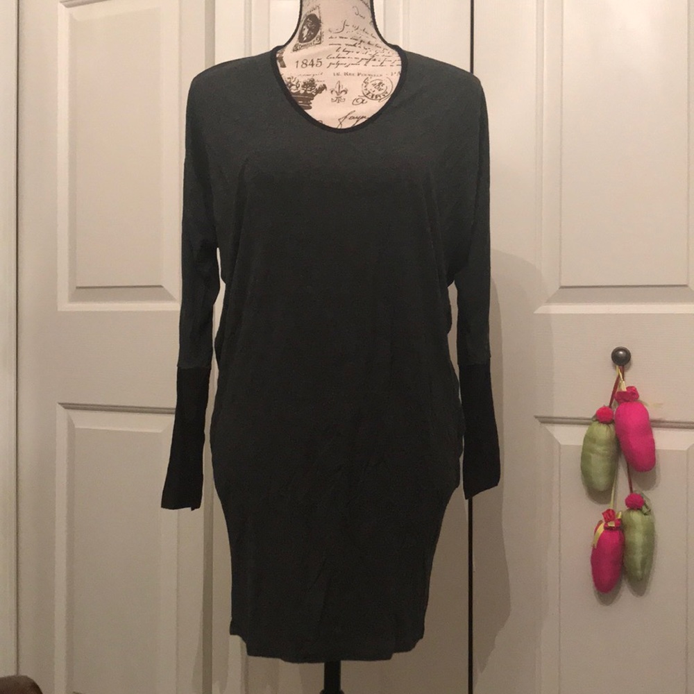 Cruel Society grey rayon/spandex dress. Sz S-M